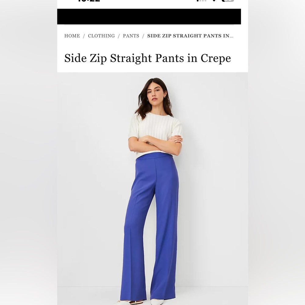 NWT Size 6 Blue Trouser Pant
